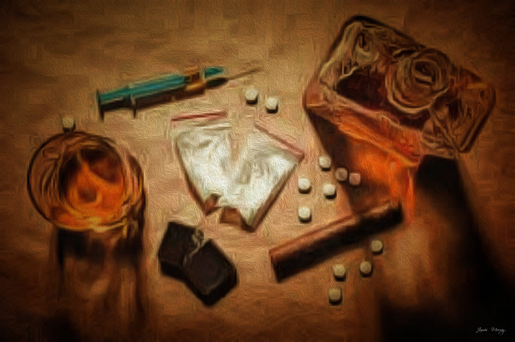 Pills Needles and Booze
